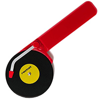 Нож для разрезания пиццы Rocket Top Spin красного цвета, фото