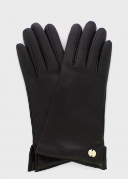 Перчатки из кожи Coccinelle черного цвета, фото
