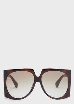 Солнцезащитные очки Max Mara с квадратной оправой, фото