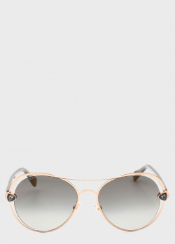 Женские солнцезащитные очки Jimmy Choo серого цвета, фото