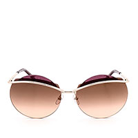 Солнцезащитные очки Marc Jacobs с круглыми линзами коричневого цвета, фото
