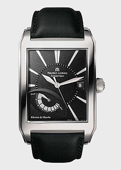 Часы Maurice Lacroix Pontos Rectangulaire Reserve de Marche PT6157-SS001-330, фото