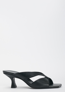 Черные мюли Vic Matie с квадратным носком, фото