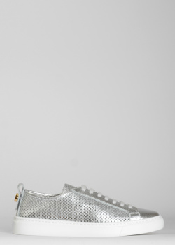Серебристые кеды Henderson Baracco на шнуровке, фото