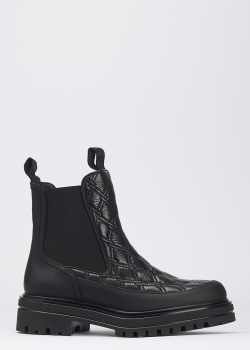 Стеганые ботинки-челси Evaluna черного цвета, фото