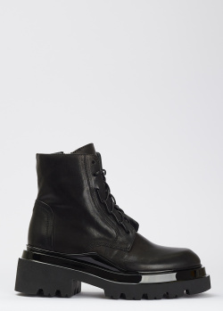 Черные ботинки Fru.It из гладкой кожи, фото
