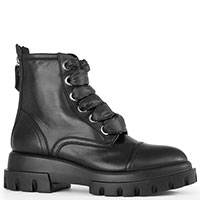 Черные ботинки AGL на шнуровке, фото