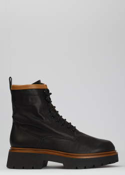 Черные ботинки Repo с контрастными деталями, фото