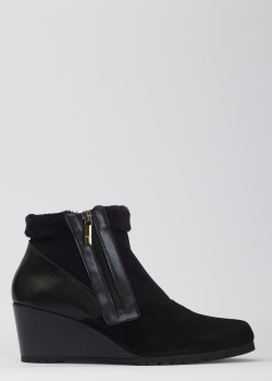 Черные ботинки Thierry Rabotin с вставками из кожи, фото