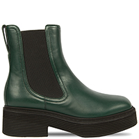Высокие ботинки-челси Marni зеленого цвета, фото