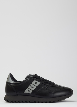 Черные кроссовки Blauer из экокожи, фото