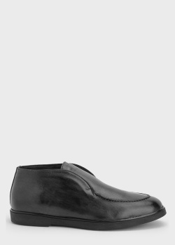 Ботинки на меху Brecos черного цвета, фото