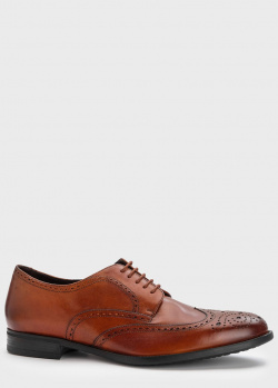 Туфли-броги Fratelli Rossetti из коричневой кожи, фото