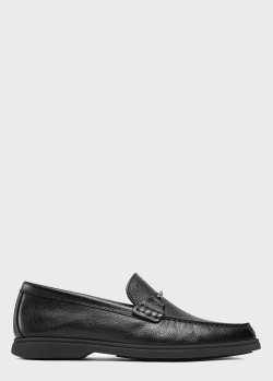 Туфли-лоферы Hugo Boss из зернистой кожи, фото
