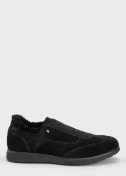 Замшевые кроссовки Roberto Serpentini на меху, фото