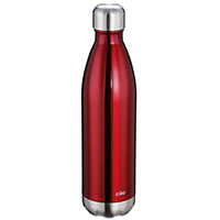 Термос Cilio Coffee and Tea 500мл в форме бутылки красного цвета, фото