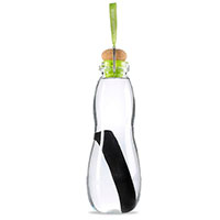 Эко-бутылка стеклянная Eau Good 650мл с зеленой лентой, фото