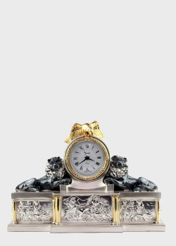 Часы настольные Linea Argenti Львы и орел на подставке, фото