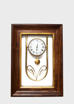 Настенные часы с маятником Decor Toscana в рамке из натурального дерева, фото
