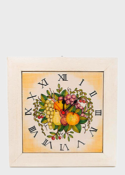 Настенные часы L'Antica Deruta в деревянной раме, фото