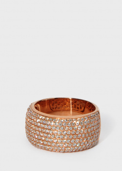Золотое кольцо Zarina Sparkling Eyes с бриллиантами (1,22 ct), фото