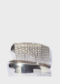 Двойное широкое кольцо Fraboso из серебра, фото