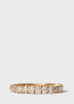 Золотое кольцо Antonellis с бриллиантовой дорожкой (0,82ct), фото
