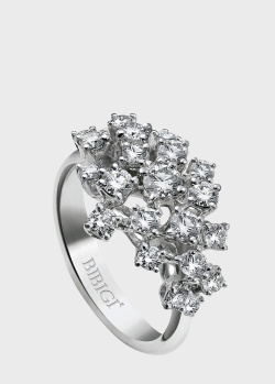 Золотое кольцо Bibigi с бриллиантовой россыпью, фото