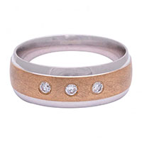 Обручальное кольцо Roberto Bravo Amore Infinito из белого золота , фото