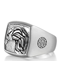 Серебряное кольцо Atolyestone London с профилем орла, фото