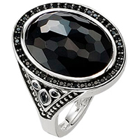 Женское кольцо Thomas Sabo с ониксом, фото