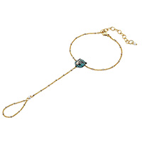 Золотой слейв-браслет Gucci Le Marche des Merveilles с серебряной кошачьей головой, фото