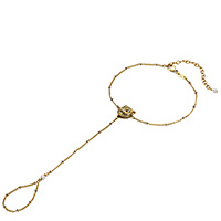 Золотой слейв-браслет Gucci Le Marche des Merveilles с бриллиантами и жемчугом, фото