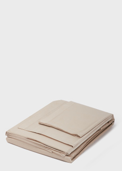 Постельное белье Fazzini Home Trecento Duvet Cover бежевого цвета (1-спальное), фото