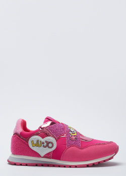 Детские розовые кроссовки Wonder с логотипом, фото