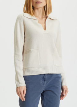 Вязаный пуловер Luisa Cerano из смеси шерсти и кашемира, фото