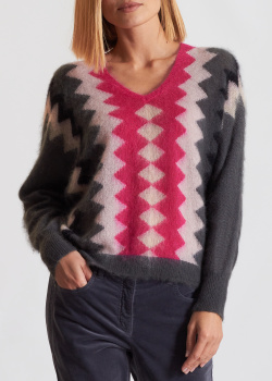 Пуловер Luisa Cerano из мохеровой пряжи, фото