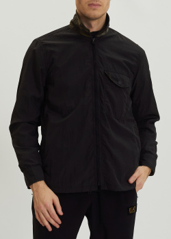 Черная куртка Hugo Boss с нагрудным карманом, фото