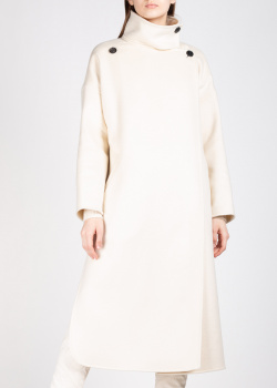 Пальто молочного цвета Isabel Marant с высоким воротником, фото