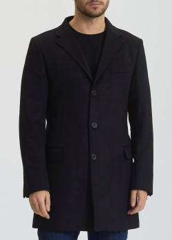 Короткое пальто Azzaro черного цвета, фото