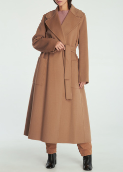 Шерстяное пальто 'S Max Mara со съемным поясом, фото