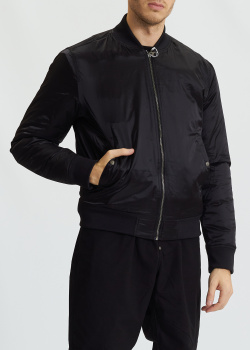 Куртка-бомбер Bikkembergs с брендовой вышивкой, фото