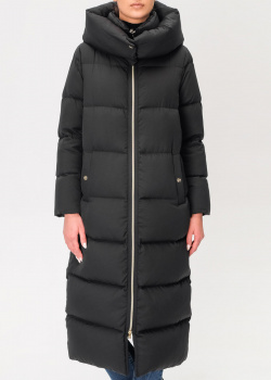 Стеганое пальто Herno черного цвета, фото