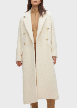 Двубортное пальто Hugo Boss из шерсти альпака, фото