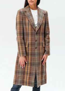 Шерстяное пальто Polo Ralph Lauren в крупную клетку, фото