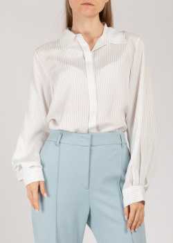 Шелковая блуза Dorothee Schumacher в полоску, фото