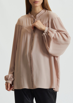 Блуза Luisa Cerano с и плиссированными деталями, фото