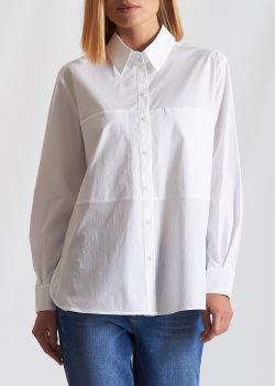 Белая рубашка Luisa Cerano с большими нагрудными карманами, фото