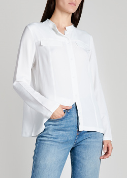 Рубашка из хлопка Fabiana Filippi белого цвета, фото