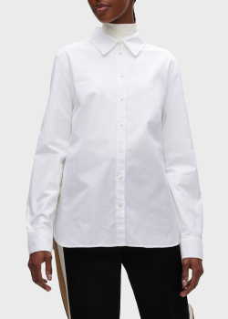 Белая рубашка Hugo Boss приталенного кроя, фото